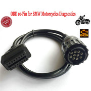 10 Pin OBD Adaptaeru broches, 10-Pin Adaptateur OBD2 à 10 broches pour motos - pour interface K-line et DCAN - Beewik-Shop.com