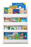 Tidy Books - La bibliothèque originale pour enfants - Bibliothèque Bois Blanche, étagère livres de face - Rangement idéal pour les livres d'enfants 115 x 77 x 7 cm - Beewik-Shop.com