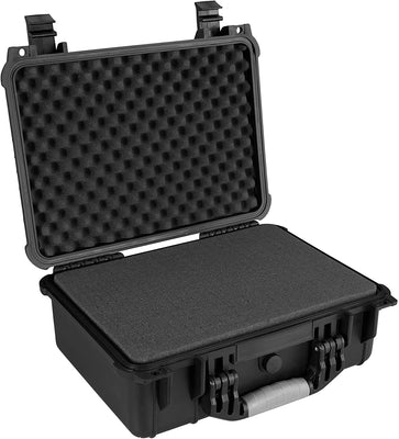 TecTake Valise Etanche pour Appareil Photo Coffret de Protection Universel Caméra + 3 Mousses Noir - Diverses Tailles - (Type 3 | n° 402871) - Beewik-Shop.com