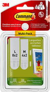Command Pack de 12 Languettes Repositionnables : 8 larges, 4 moyennes - Beewik-Shop.com
