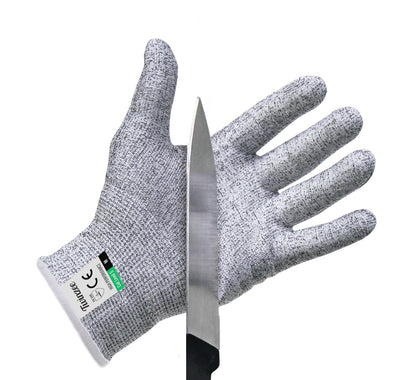 Paire de gants anti coupures Twinzee® - Protection de niveau 5 conforme à la norme EN 388 - Tout simplement la meilleure protection qui existe contre les coupures du quotidien (cuisine, jardinage, bricolage) - Taille XL - Beewik-Shop.com