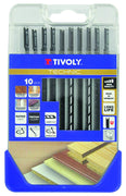 Tivoly XT505370001 Lames de scie, Gris, Set de 10 Pièces - Beewik-Shop.com