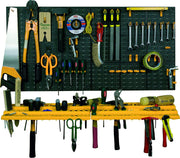 Garage mur outil Kit de rangement outils organiseur Maison Étagères Y Compris 50 crochets - Beewik-Shop.com
