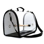 Sac à bandoulière simple respirant, Cage transparente pour perroquet oiseau de compagnie Utilisation en extérieur, couleur Noir - Beewik-Shop.com