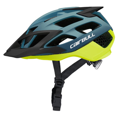 CAIRBULL AllRide Enduro Casque de vélo tout terrain , Casque d'équitation multisports avec grand confort et de couleur Bleu foncé_M - Beewik-Shop.com