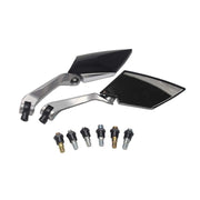 Rétroviseur en alliage de carbone pour moto Rétroviseur en aluminium pour moto CNC noir - Beewik-Shop.com