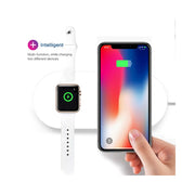 Pour iWatch 2 3 QI Wireless Charger Quick Fast Charging Pad pour Apple Watch Sumsang iPhone blanc - Beewik-Shop.com