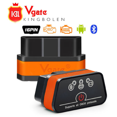 ELM327 V1.5 OBD2 scanner automatique KONNWEI KW903 Bluetooth 3.0 ELM 327 V1.5 outil de Diagnostic OBD 2 lecteur de Code puce Pic18f25k80 - Beewik-Shop.com