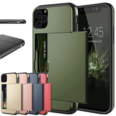 Étui pour téléphone d'affaires pour iPhone 11 Pro MAX 2019 XR XS X 10 étui glissière armure portefeuille fente pour carte couverture pour iPhone 11 XR XS MAX Fundas - Beewik-Shop.com