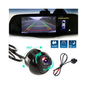 Caméra de recul HD à CCD pivotant sur 360 degrés pour la vue avant, latérale et arrière de la voiture - Beewik-Shop.com