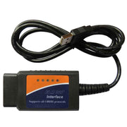 Véritable puce FT232RL ELM327 USB V1.5 ODB2 Scanner d'interface de Diagnostic de voiture ELM 327 USB OBDII ELM-327 OBD 2 outil de Diagnostic automatique - Beewik-Shop.com
