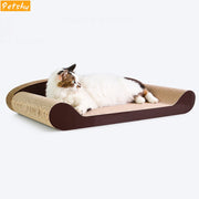 Coussin de planche à gratter pour chat de compagnie de luxe petticité confortable chat chaton canapé-lit chats griffes jouets de soin meulage grattoir à ongles tapis matelas - Beewik-Shop.com