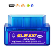 Interface Bluetooth 2.0 Mini ELM327 V2.1 OBD2 OBD 2 outil de Diagnostic automatique ELM 327 fonctionne sur adaptateur Android couple/PC v 2.1 BT - Beewik-Shop.com