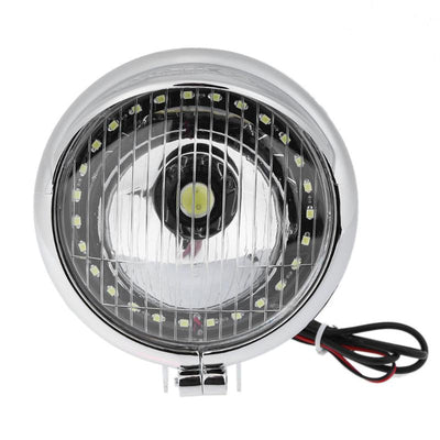 Moto universelle Led Chrome phare lampe brouillard projecteur Super lumineux moto avant brouillard tête lumière voiture-style - Beewik-Shop.com