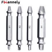 4 pcs Vis Extracteur Ensemble Facilement Enlever Dépouillé ou Endommagé Vis À Double Extrémité Dépouillé Décapants Ensembles D'outils À Main - Beewik-Shop.com