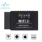 Elm327 V1.5 Wifi OBD2 Auto Scanner diagnostic voiture OBD 2 Elm 327 V1.5 wi-fi outil de diagnostic de voiture avec application russe OBD IOS - Beewik-Shop.com