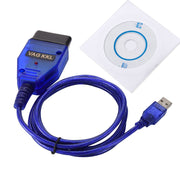 Câble d'interface de voiture USB vag-com KKL VAG-COM 409.1 OBD2 II OBD Scanner de Diagnostic câble automatique Aux pour siège Audi Volkswagen Skoda - Beewik-Shop.com