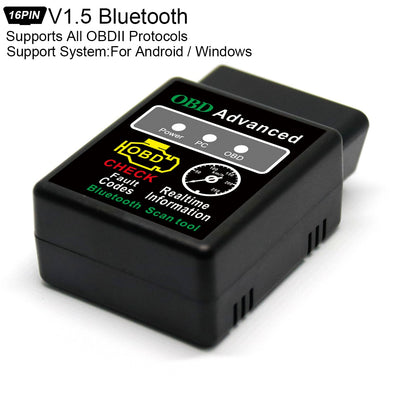 Le plus nouveau Scanner d'automotivo de Bluetooth d'elm327 V1.5 obd2 outil de Diagnostic automatique d'orme 327 OBD 2 escaner automotriz pour Windows d'android - Beewik-Shop.com