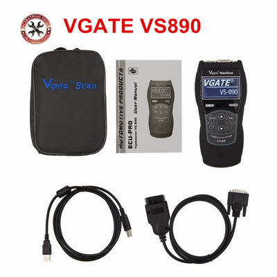 Vgate VS-450/VS890S/VS890 VAG lecteur de Code Scanner de Diagnostic Com réinitialiser Airbag ABS pour les voitures VAG livraison gratuite - Beewik-Shop.com
