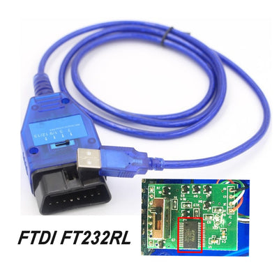 2019 nouveau FTDI FT232RL puce Auto voiture Obd2 câble de Diagnostic pour VAG USB pour Fiat VAG Interface USB voiture Ecu Scan outil 4 voies commutateur - Beewik-Shop.com