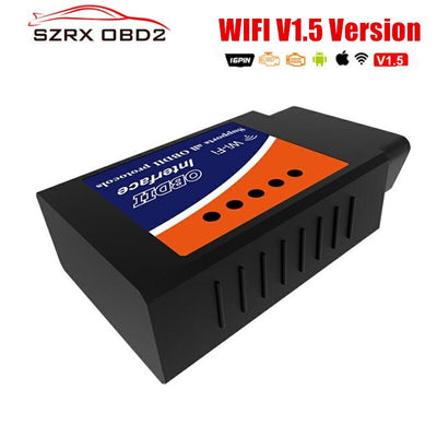 ELM327 WIFI universel OBD2 WIFI ELM327 V 1.5 Scanner pour iPhone IOS Auto OBDII outil de numérisation OBD 2 ODB II ELM 327 V1.5 WI-FI ODB2 - Beewik-Shop.com