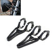 Moto 41mm fourche oreille clignotant pinces support de montage de phare pour Chopper café Racer - Beewik-Shop.com