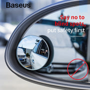 Baseus 2 pièces Pleine Vision Rétroviseur Universel 360 degrés Large Colère Aveugle place Miroir Étanche Auto Miroir Produit - Beewik-Shop.com