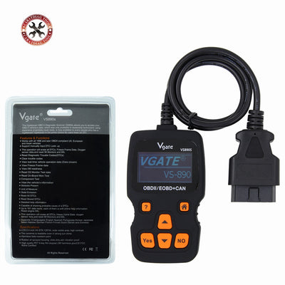 2019 universel Vgate VS890 VS890S OBD 2 Moteur lecteur de Code de défaut analyseur VS-890S VS 890 OBDII voiture Scanner outil de Diagnostic - Beewik-Shop.com