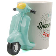 1 pièce vitesse King Design rétro Scooter tasse Moto Moto forme 3D poignée bras tasse Moto café tasse thé lait jus tasse cadeau - Beewik-Shop.com