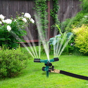 Système d'irrigation d'arrosage automatique d'arrosage de pelouse de rotation de 360 degrés pour le tuyau d'arrosage - Beewik-Shop.com