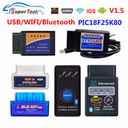 OBD2 ELM 327 Bluetooth V2.1 ELM327 WiFi V1.5 PIC18F25K80 ELM327 Bluetooth WI-FI V2.1 OBD 2 - Beewik-Shop.com