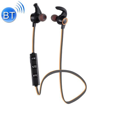 AMW-810 Bluetooth 4.1 Stereo Wireless In-ear Sports Earphone Headphone with Microphone, Bluetooth Distance: 10m, For iPhone & iPad & Android Smart Phones or Other Bluetooth Audio Devices(Orange) - Beewik-Shop.com