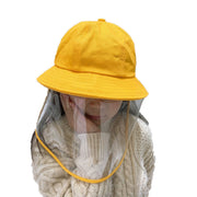 Casquette de protection anti-gouttelettes pour enfant, avec protecteur facial anti-poussière et résistantes au soleil, le casque est de couleur jeune_One taille - Beewik-Shop.com