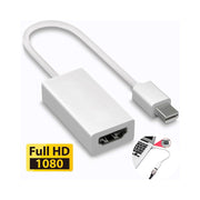 Câble adaptateur Mini Display Port DP vers HDMI pour Macbook Pro Air 1080P blanc - Beewik-Shop.com