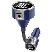 Car Bluetooth FM Transmitter - U Disk and TF Card Play, CVC Technology, Hands-free, AUX Output - Beewik-Shop.com