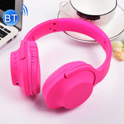 MDR100 Headband Folding Stereo Wireless Bluetooth Headphone Headset, Support 3.5mm Audio Input & Hands-free Call, For iPhone, iPad, iPod, Samsung, HTC, Xiaomi and other Audio Devices(Magenta) - Beewik-Shop.com