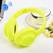 MDR100 Headband Folding Stereo Wireless Bluetooth Headphone Headset, Support 3.5mm Audio Input & Hands-free Call, For iPhone, iPad, iPod, Samsung, HTC, Xiaomi and other Audio Devices(Yellow) - Beewik-Shop.com