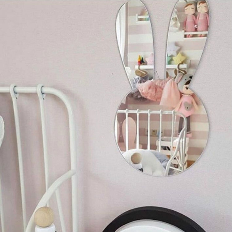 Creative Home Chambre De Bebe Chambre D Enfants Cartoon Pendentif Acrylique Miroir Decoration Style Lapin x37x0 3 Cm Beewik Shop