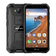 Ulefone Armor X6 Phone 5.0inch HD Screen 2G RAM + 16GB ROM Memory 5MP + 8MP Camera 4000mAh Battery Android 9.0 OS black - Beewik-Shop.com