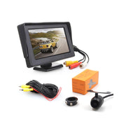 Caméra de recul - écran LCD de 4,3 pouces, étanche IP68, capteur CMOS, objectif 130 degrés, pour camion, voiture, bus - Beewik-Shop.com