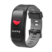 NO.1 F4 Fitness Tracker Bracelet - 0.96 Inch OLED Screen, Bluetooth 4.0, Multi-sport Mode, Heart Rate, Blood Pressure (Gray) - Beewik-Shop.com