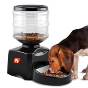 Distributeur pour Animaux 5L Aliments secs Portion réglable 3 repas - Beewik-Shop.com