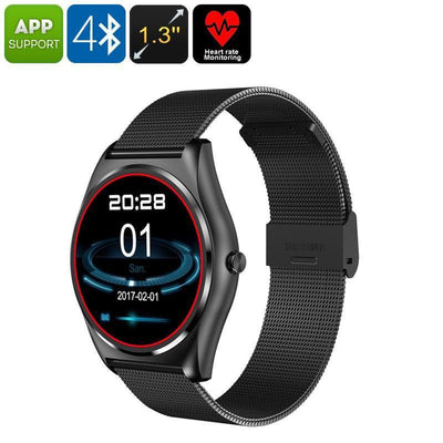 Montre Sport Bluetooth - Moniteur de fréquence cardiaque, podomètre, moniteur de sommeil, compteur de calories, rappel d'appel, iOS + Android - Beewik-Shop.com