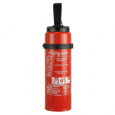 Extincteur ABC avec support 2 kg rouge 39 cm - Beewik-Shop.com