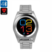 No.1 G6 Bluetooth Watch - Bluetooth 4.0, Built-in Mic, Pedometer, Sleep Monitor, Sedentary Reminder, Heart Rate Monitor, App - Beewik-Shop.com