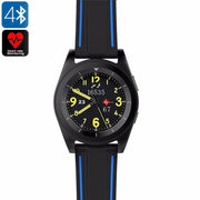 No.1 G6 Sports Watch - Heart Rate Monitor, Pedometer, Sleep Monitor, Sedentary Reminder, Bluetooth 4.0, APP ( Black TPU) - Beewik-Shop.com