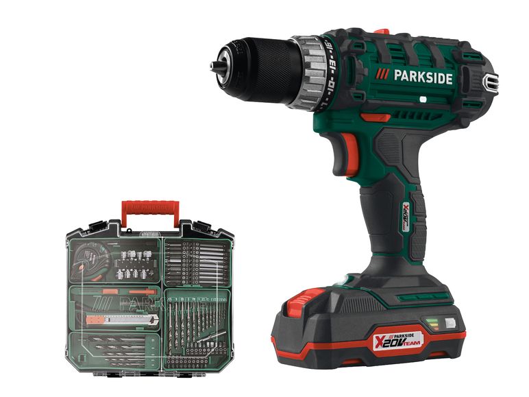 Tournevis sans fil PARKSIDE® »PABS 20-Li«, avec 2 batteries lithium-ion, accessoires 73 pièces - Beewik-Shop.com