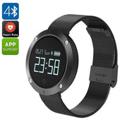 UNIK 2 Bluetooth Watch - Blood Pressure, Heart Rate, Pedometer, Calorie Counter, Sleep Monitor, Sedentary Reminder, IP68 (Black) - Beewik-Shop.com
