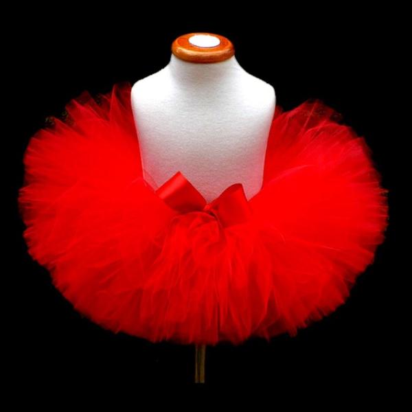 red tutu skirt for girls