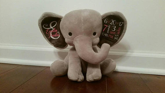 elephant baby announcement